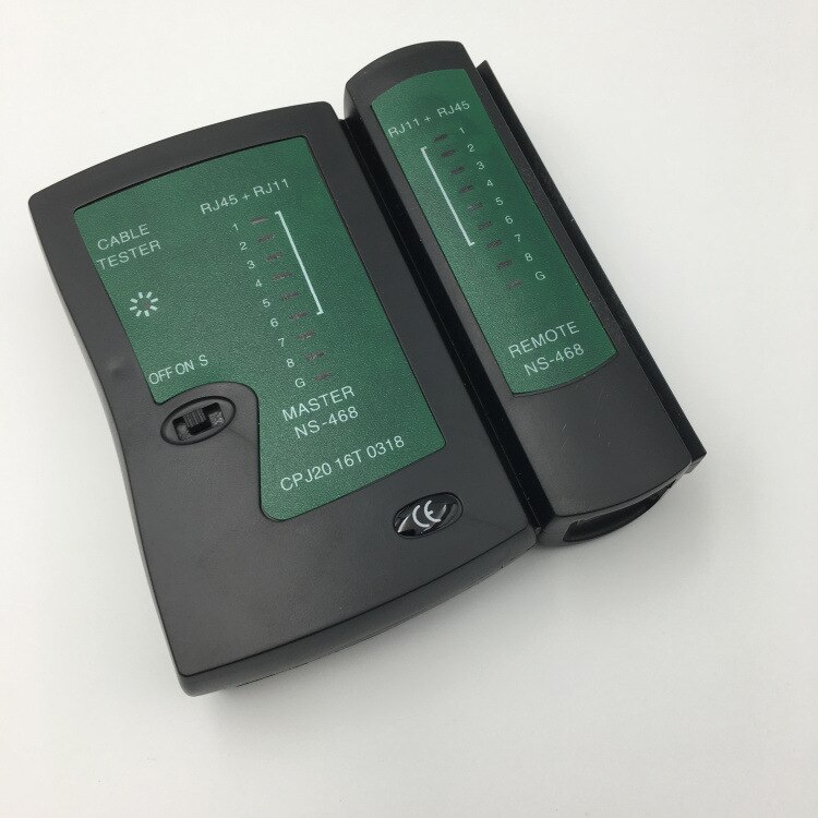 أداة اختبار كابل شبكة RJ45 HY968 ، RJ11 RJ12 CAT5 cat5e cat6 cat7 UTP LAN