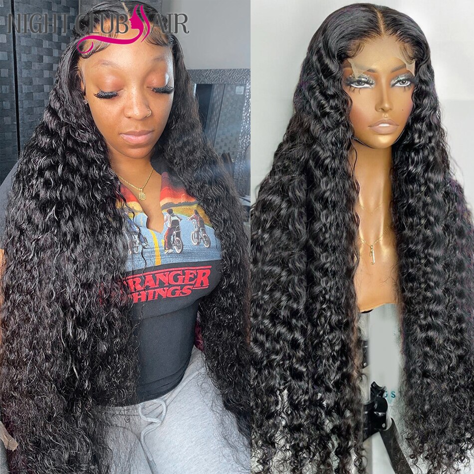 باروكات شعر بشري مفرودة 13x6 عالية الوضوح 250% 32 40 بوصة باروكة شعر أمامية واسعة مموجة باروكة دانتيل 4X4 مجعد للنساء