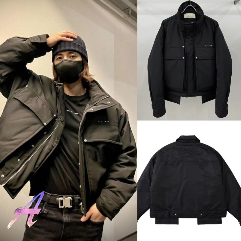 معطف شتوي مصنوع من القطن ذو جيب وظيفي من allix جواكت عالية الجودة للرجال والنساء