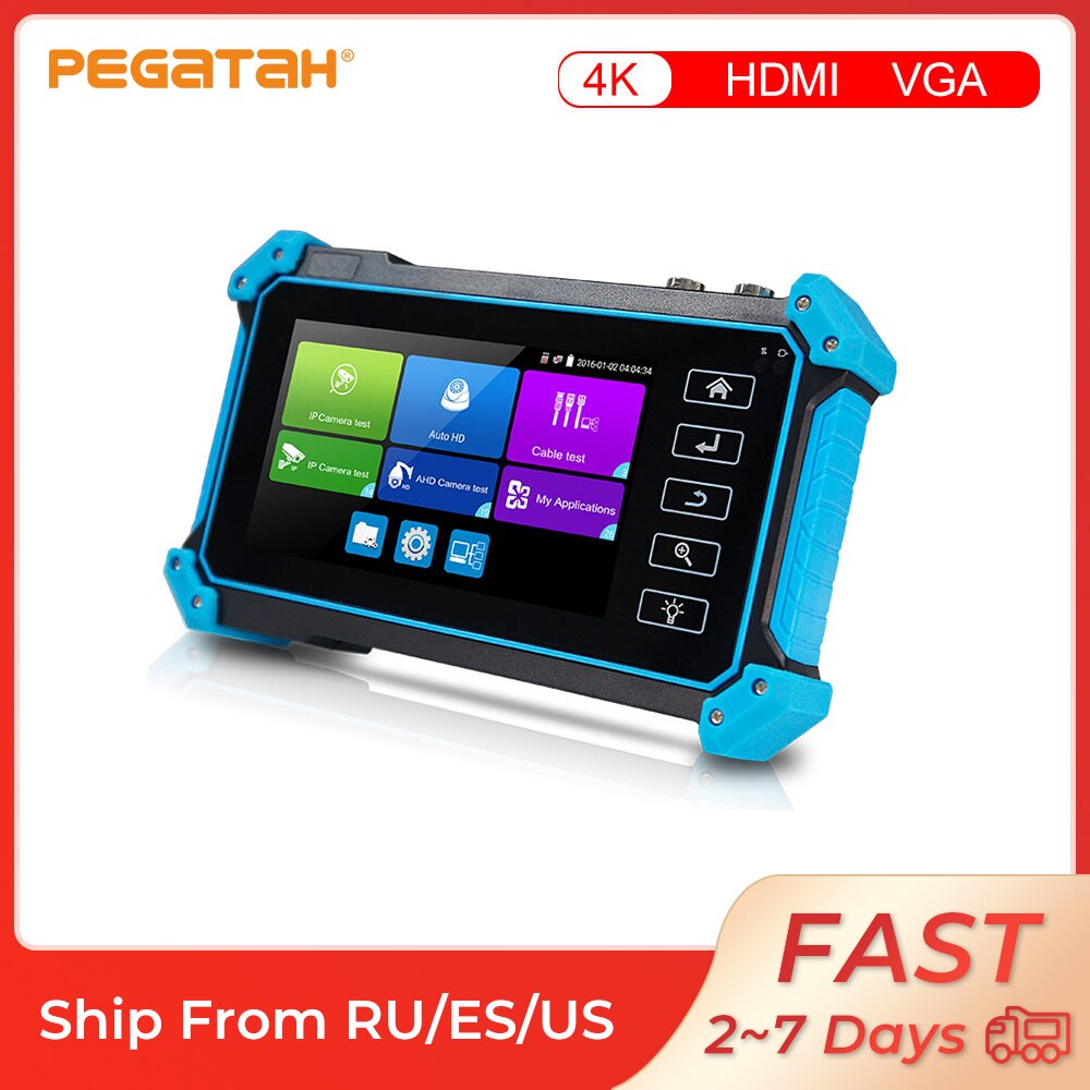 CCTV تستر رصد IP CCTV HDMI كامل HD 8MP IP CVI TVI AHD CVBS فاحص الكاميرا H.265 POE IP كاميرا التناظرية كاميرات CCTV تستر