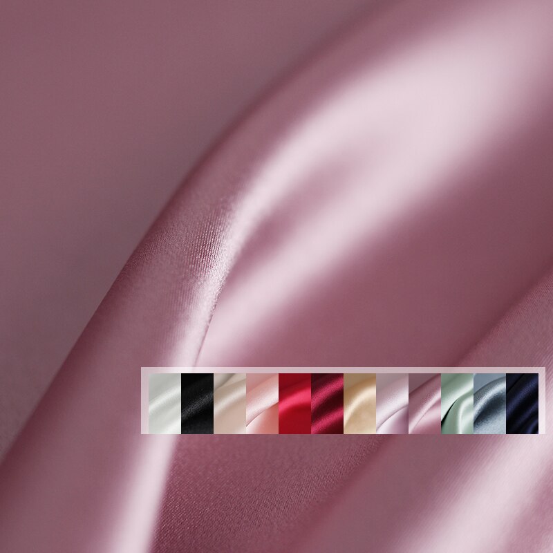 التوت الأحمر 30 متر الثقيلة الحرير الحرير الأقمشة مواد الملابس النساء قميص فستان DIY بها بنفسك الخياطة القماش Taimor النسيج Freeshipping