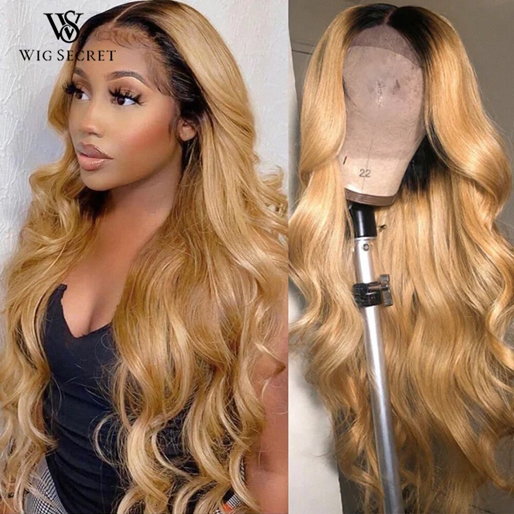 شعر طبيعي مموج بدانتيل أمامي ، شعر مستعار بشري أومبير 1B 27 ، شعر أشقر عسلي ، باروكة دانتيل منزوعة مسبقًا للنساء ، شعر طبيعي 180%