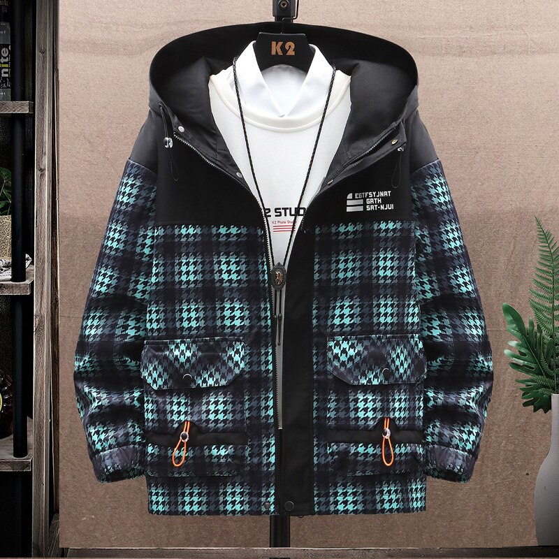 موضة 2023 سترات رجالي للخريف والربيع مع قلنسوة سترة واقية للخروجات اليومية ملابس الشباب للشارع ملابس خارجية واسعة