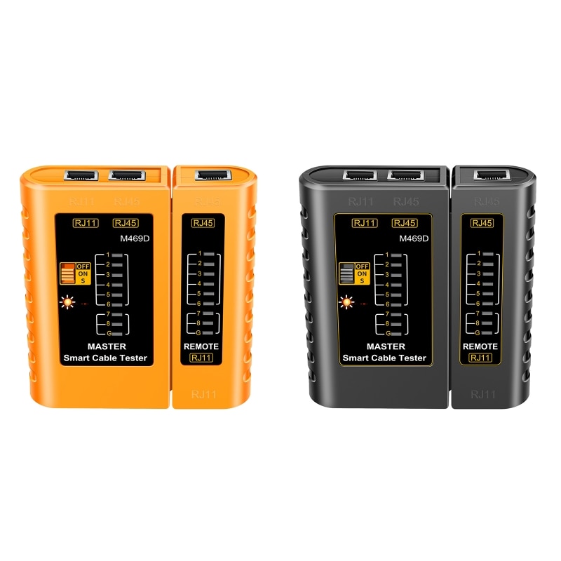 RJ45 كابل اختبار سلك محمي إصلاح Lan الهاتف RJ11 خط اختبار