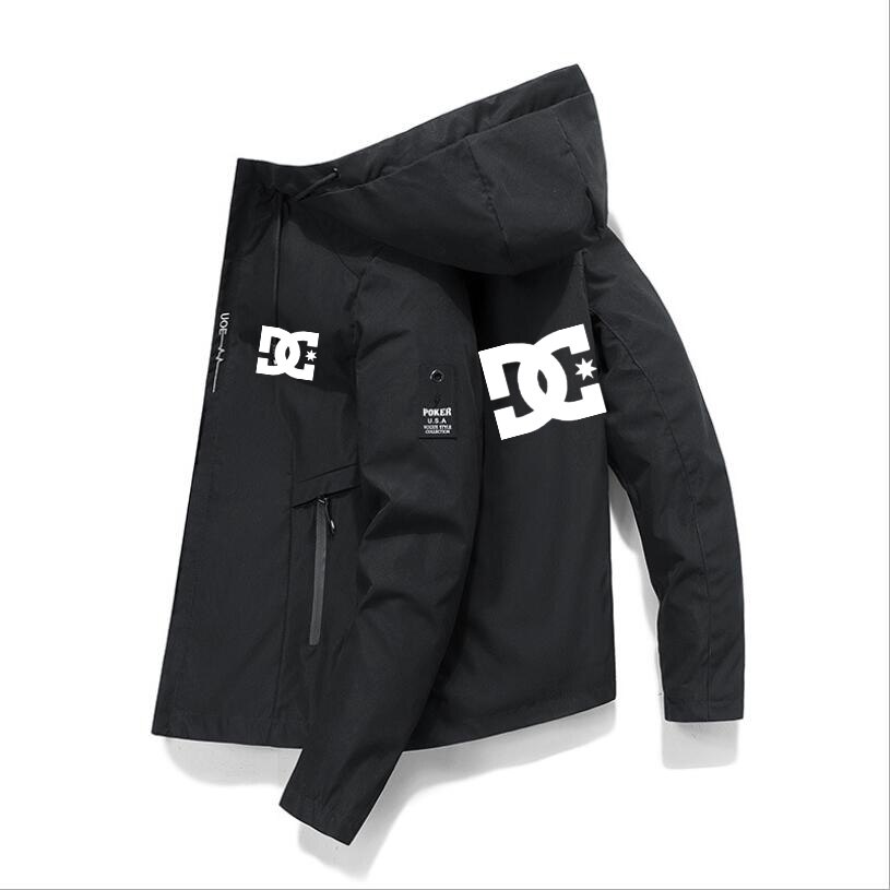 وصل 2022 تيار مستمر وقت الفراغ سترة رجالي جديد سليم جاكيتات الرجال ربيع الخريف سترة غير رسمية بلون الوقوف طوق معطف الرجال Jac