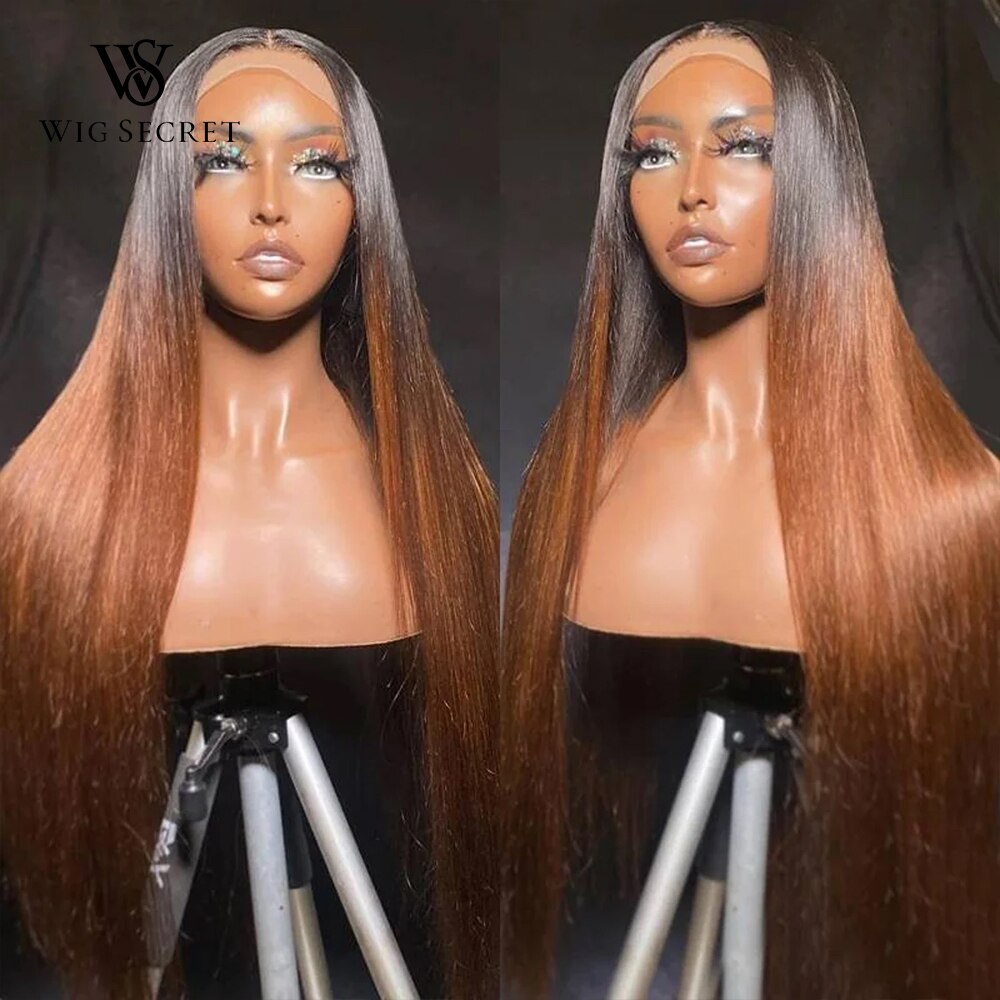 1B 30 أومبير مستقيم الدانتيل الجبهة الباروكة شعر الإنسان 13x4 العسل شقراء مستقيم الدانتيل الباروكة شعر مستعار البرازيلي الملونة الإنسان الباروكات