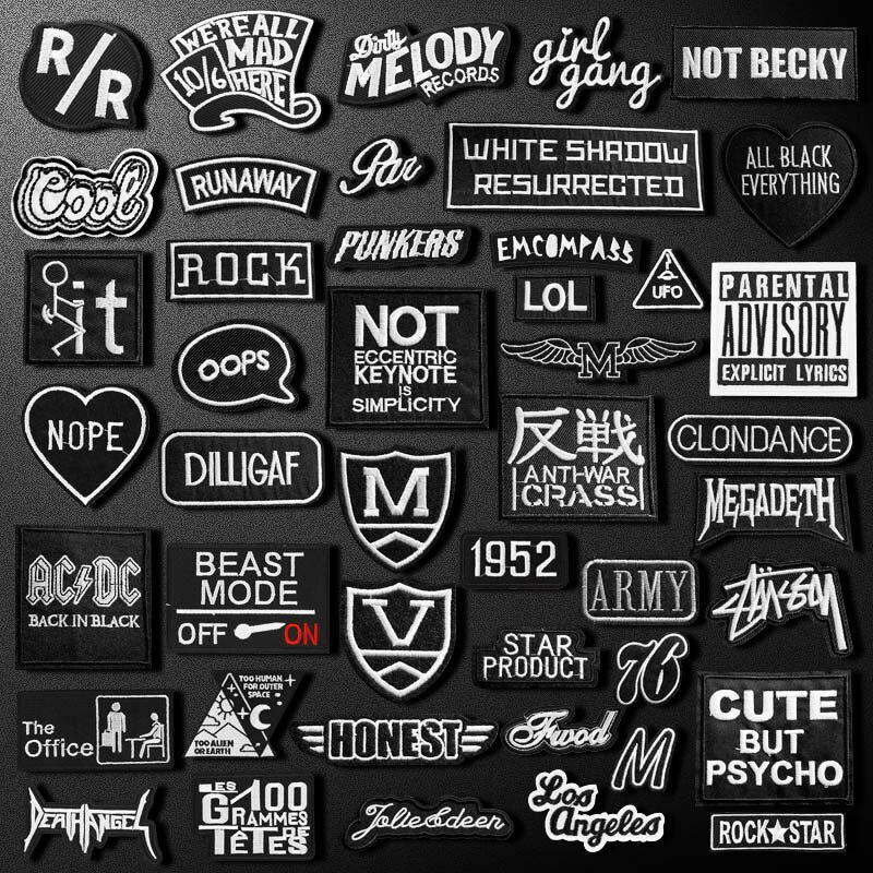 Clothe شارة مطرّزة زين الكي الملابس لوازم الخياطة شارات الزخرفية بقع للملابس شخصية شخصية