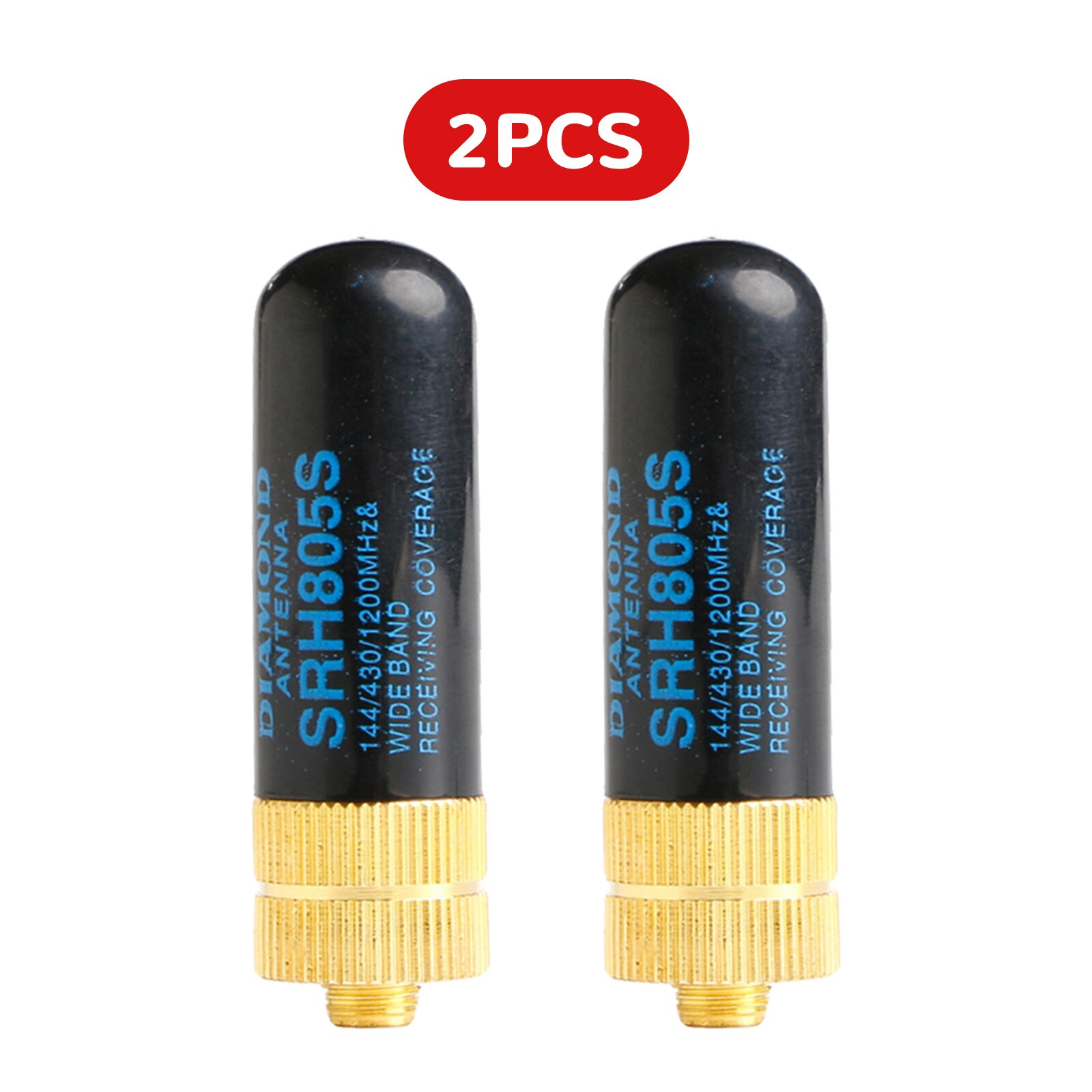 2 قطعة SRH805S 5 سنتيمتر قصيرة هوائي SMA-الإناث VHF UHF ل BAOFENG GT-3 UV-5R BF-888S كينوود اتجاهين راديو اسلكية تخاطب ملحقاتها