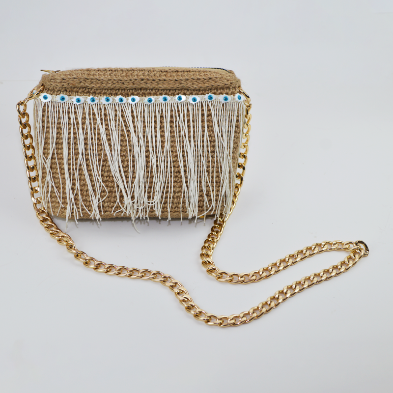 شنطة هاند ميد خيط خيش