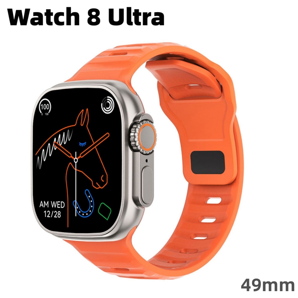 أحدث ساعة ذكية الترا سلسلة 8 NFC Smartwatch الرجال النساء بلوتوث المكالمات اللاسلكية شحن اللياقة البدنية سوار 2 بوصة HD الشاشة