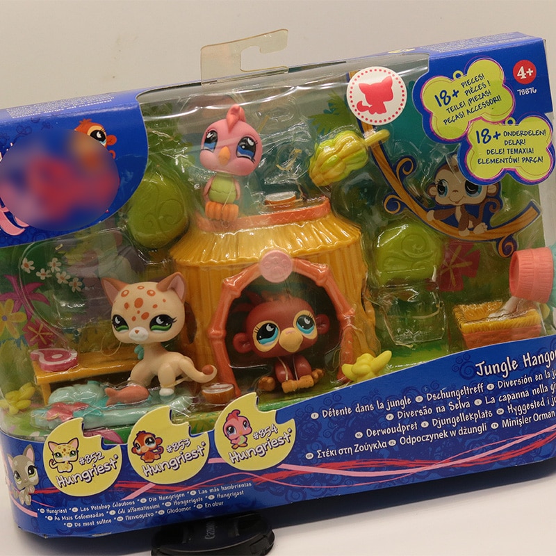 حقيقية 4-5 سنتيمتر متجر الحيوانات الأليفة القديمة اللعب قرد أرنب القط هريرة الشكل لعب صغيرة أرقام الكلاسيكية ليتل الحيوانات الأليفة اللعب