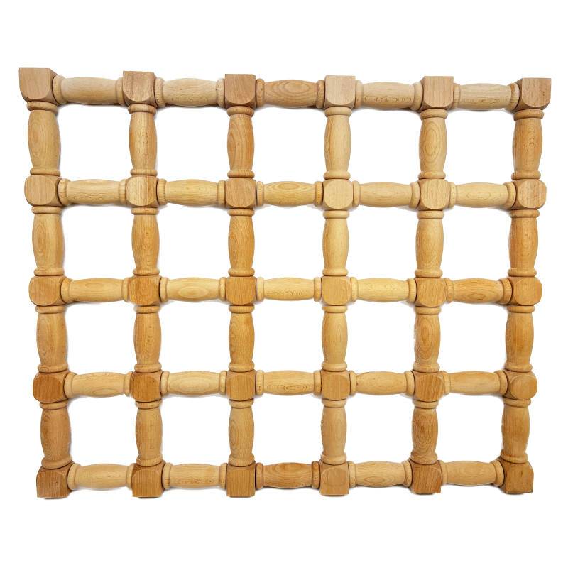 شمعدان من خشب الزان تخانه 33 ملم